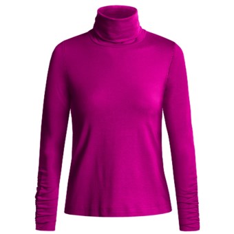 Sno Skins Turtleneck - Long Sleeve  (For Women) in Beet