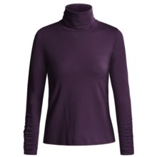 Sno Skins Turtleneck - Long Sleeve  (For Women) in Eggplant - Closeouts