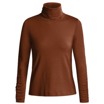 Sno Skins Turtleneck - Long Sleeve  (For Women) in Sienna