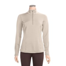 Snow Angel Chamonix Base Layer Top - Zip Neck, Long Sleeve  (For Women) in Ivory - Closeouts