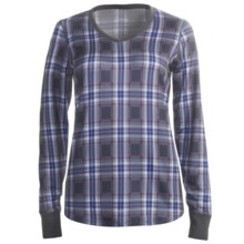 Snow Angel Posh Plaid Base Layer Top - V-Neck, Long Sleeve (For Women) in Plaid - Closeouts