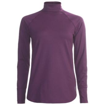 Snow Angel Veluxe Base Layer Turtleneck - Long Sleeve (For Women) in Plum
