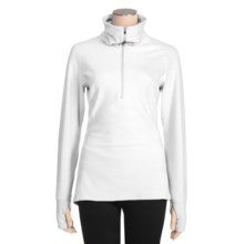 Snow Angel Vixen Velour Base Layer Top - Zip Neck, Long Sleeve (For Women) in White - Closeouts