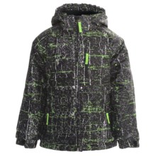 Snow Dragons Bonk Jacket - Insulated (For Little Boys) in Cool Thrasher/Black/Black - Closeouts