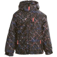Snow Dragons Bonk Jacket - Insulated (For Little Boys) in Hot Thrasher/Black/Black - Closeouts