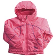 Snow Dragons Gigi Jacket - Insulated (For Little Girls) in Bubble Gum/Iris - Closeouts