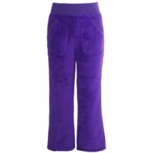 Snow Dragons Jasmine Cozy Fleece Pants (For Little Girls) in Purple Berry/Purple Berry - Closeouts