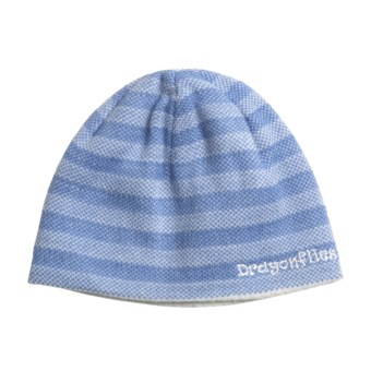 Snow Dragons Reversible Beanie Hat (For Kids) in Snow/Iris