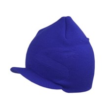 Snow Dragons Seth Beanie Hat - Billed (For Little Boys) in Surf Blue - Closeouts