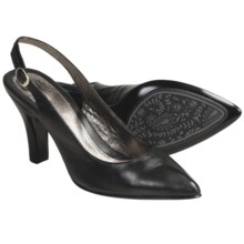 Sofft Astoria Leather Pumps - Sling-Backs (For Women) in Black - Closeouts