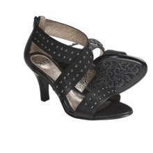 Sofft Gaea Heels - Studded Leather (For Women) in Black - Closeouts
