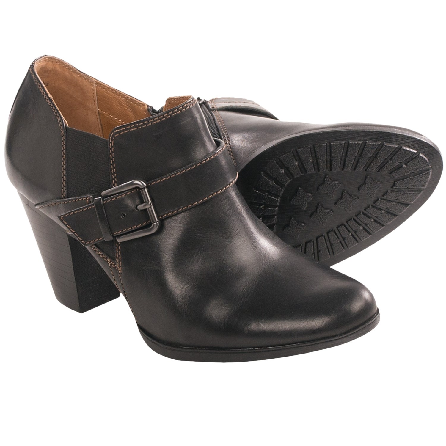 Sofft Nell Ankle Boots - Leather (For Women) in Black