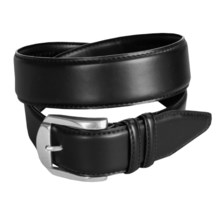 Soft Collection by Bill Lavin Leather Belt (For Men) in Black - Closeouts