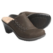 Softspots Leonora Leather Clogs (For Women) in Taupe Grey Suede - Closeouts