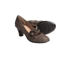 Softspots Perle Pumps - Leather (For Women) in Taupe Grey Suede - Closeouts