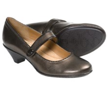 Softspots Shandie Mary Jane Shoes - Leather, Kitten Heel (For Women) in Copper - Closeouts