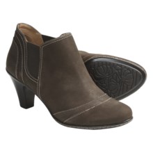 SoftSpots Sookie Ankle Boots - Leather (For Women) in Taupe Grey Suede - Closeouts