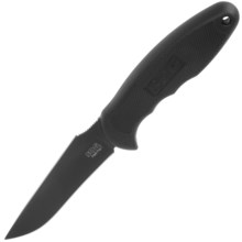 SOG Field Pup Fixed-Blade Knife - 4”, Black TiNi Finish in Black - Closeouts