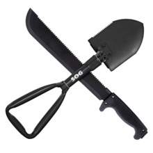 SOG Machete and Entrenching Tool Combo Kit in See Photo - Closeouts