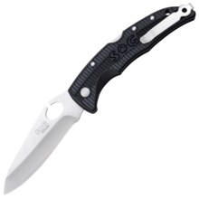 SOG Sogzilla Folding Knife - Small, Straight Edge in Black - Closeouts