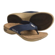 Sole Casual Flip-Flop Sandals - Hemp, Recycled Materials (For Men) in Appelation Blue - Closeouts
