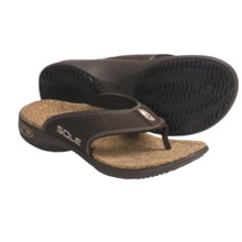 Sole Casual Flip-Flop Sandals - Hemp, Recycled Materials (For Men) in Sonoma Brown - Closeouts