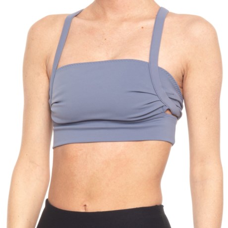 Free People Movement Solid Wave Rider Sports Bra - Low Impact (For Women) - 4010 BLUE GRANITE (XS )