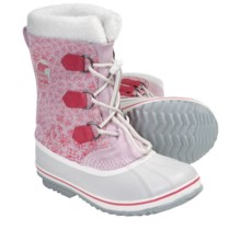 Sorel 1964 Pac Graphic Winter Boots - Waterproof (For Youth Girls) in Satin Pink - Closeouts