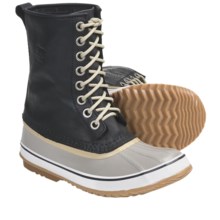 Sorel 1964 Premium Leather Pac Boots - Waterproof (For Women) in Black - Closeouts