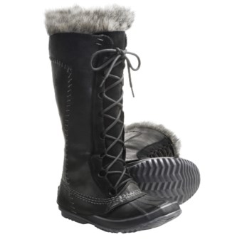 Sorel Cate the Great Boots - Waterproof, Insulated (For Women) in Black/Pewter