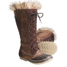 Sorel Cate the Great Pac Boots - Waterproof, Insulated (For Women) in Tobacco/Suede - Closeouts