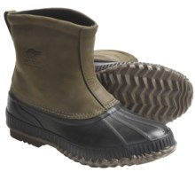 Sorel Cheyanne Premium Waterproof-Insulated Leather Boots - Slip-On (For Men) in Breen - Closeouts