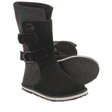 Sorel Chipahko Felt Boots (For Youth) in Black - Closeouts