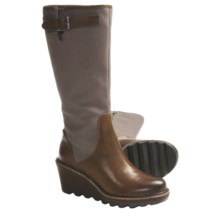 Sorel Cool Canvas Wedge Boots (For Women) in Brown - Closeouts