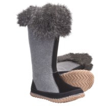 Sorel Cozy Cate Tall Boots - Recycled Felt (For Women) in Light Grey - Closeouts
