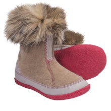 Sorel Cozy Joan Boots - Recycled Felt (For Youth Girls) in British Tan/Tusk - Closeouts