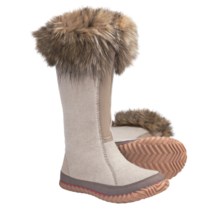 Sorel Cozy Joan Tall Boots - Recycled Felt (For Women) in Natural - Closeouts