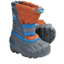 Sorel Cub Pac Boots - Insulated (For Kids) in Charcoal/Harvester - Closeouts