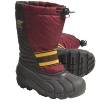 Sorel Cub Pac Boots - Insulated (For Kids) in Stout/Jester Red - Closeouts