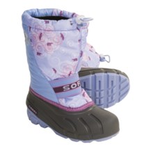 Sorel Cub Pac Boots - Insulated (For Youth) in Sweet Pea/Wild Orchid - Closeouts