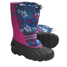 Sorel Cub Winter Pac Boots (For Youth) in Bright Rose/Black - Closeouts