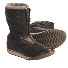 Sorel Firenzy Breve Boots- Leather (For Women) in Espresso/Penny - Closeouts