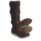 Espresso/Penny Sorel Firenzy Suede Tall Boots - Wool Lined (For Women)
