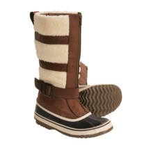 Sorel Helen of Tundra Pac Boots - Insulated, Leather-Wool (For Women) in Tobacco - Closeouts