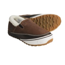 Sorel MacKenzie Slip Shoes - Leather, Slip-Ons (For Women) in Cinnamon/Sesame - Closeouts