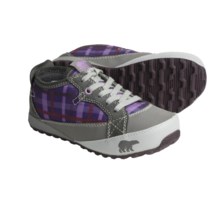 Sorel MacKenzie Sneakers - Fleece Lined (For Youth) in Charcoal/Royal Purple - Closeouts