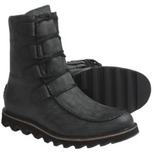 Sorel Mad Boots - Leather, Lace-Ups (For Men) in Black - Closeouts