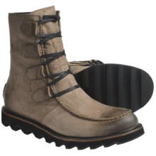 Sorel Mad Boots - Leather, Lace-Ups (For Men) in Brindle - Closeouts