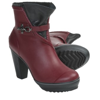 Sorel Medina Rain Heel Boots - Waterproof (For Women) in Cabernet