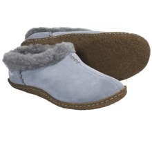 Sorel Nakiska Slippers - Faux-Fleece Lining (For Women) in Light Metal/Gum - Closeouts